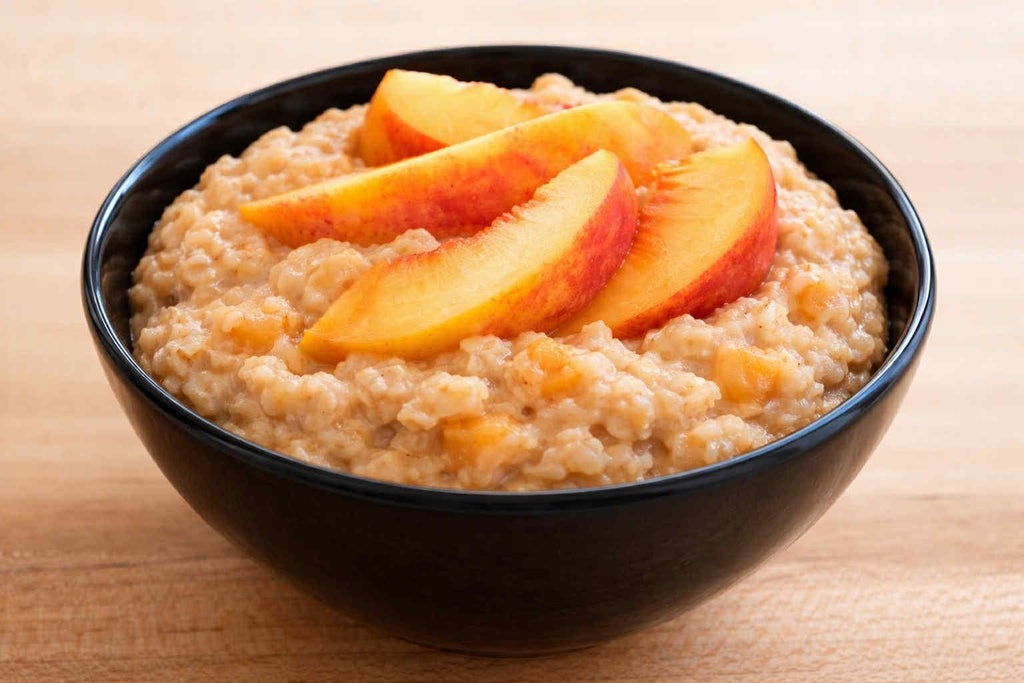 MAK D Productions Peaches and Cream Oatmeal Freeze Dried Meal Camping Hunting Preppers Kayaking Backpacking Hiking Breakfast Easy Bag Food