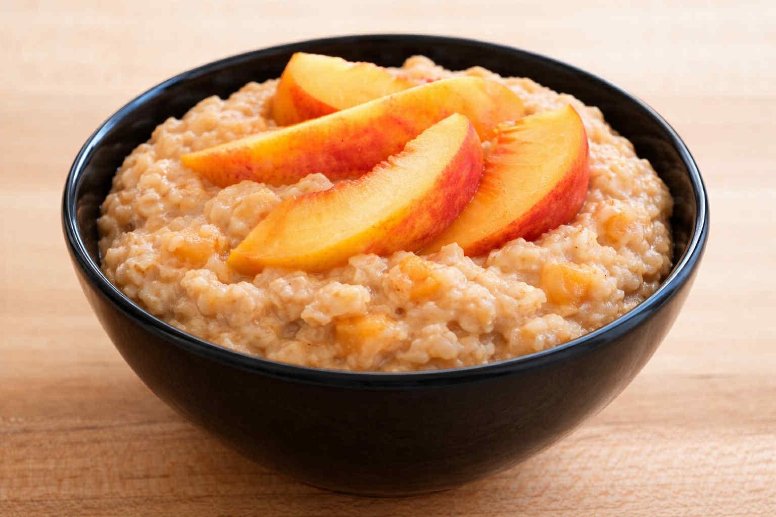 MAK D Productions Peaches and Cream Oatmeal Freeze Dried Meal Camping Hunting Preppers Kayaking Backpacking Hiking Breakfast Easy Bag Food