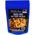 MAK D Productions Beefy Cheesy Macaroni Freeze Dried Meal Camping Hunting Preppers Backpacking Hiking Kayaking Fishing Easy Bag Food