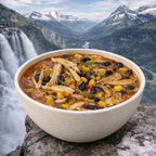 MAK D Productions Chicken Tortellini Soup Freeze Dried Meal Camping Hunting Preppers Backpacking Hiking Kayaking Fishing Bag Food