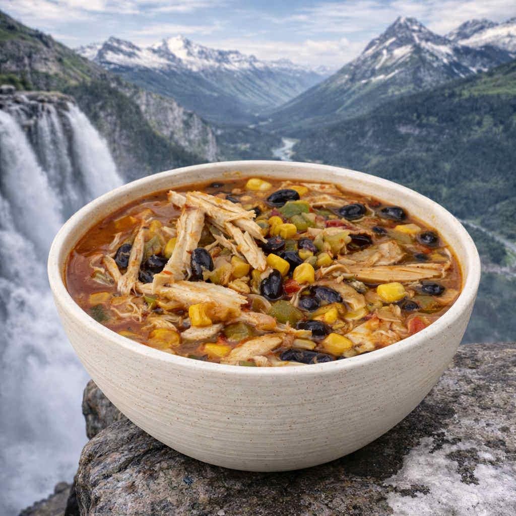 MAK D Productions Chicken Tortellini Soup Freeze Dried Meal Camping Hunting Preppers Backpacking Hiking Kayaking Fishing Bag Food