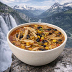 MAK D Productions Chicken Tortellini Soup Freeze Dried Meal Camping Hunting Preppers Backpacking Hiking Kayaking Fishing Bag Food