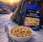 MAK D Productions Sausage Southwest Tex-Mex Hashbrowns HOT Freeze Dried Meal Camping Hunting Preppers Kayaking Backpacking Hiking Breakfast
