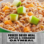 MAK D Productions Apples & Cinnamon Oatmeal Freeze Dried Meal Camping Hunting Preppers Kayaking Backpacking Hiking Breakfast Easy Bag Food