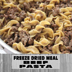 MAK D Productions Beef Pasta Freeze Dried Meal Camping Hunting Preppers Backpacking Hiking Kayaking Fishing  Emergency Prep Easy Bag Food