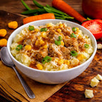 MAK D Productions Chicken and Corn In Mashed Potatoes Freeze Dried Meal Camping Hunting Preppers Backpacking Hiking Kayaking Easy Bag Meal