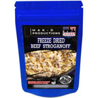 MAK D Productions Beef Pasta Stroganoff Freeze Dried Meal Camping Hunting Prep Backpacking Hiking Kayaking Fishing Emergency Easy Bag Food