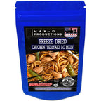 MAK D Productions Chicken Teriyaki Lo Mein Pasta Freeze Dried Meal Camping Hunting Preppers Backpacking Hiking Kayaking Fishing Bag Food