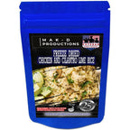 MAK D Productions Chicken & Cilantro Lime Rice Freeze Dried Meal Camping Hunting Preppers Backpacking Hiking Kayaking Fishing Easy Bag Food