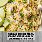 MAK D Productions Chicken & Cilantro Lime Rice Freeze Dried Meal Camping Hunting Preppers Backpacking Hiking Kayaking Fishing Easy Bag Food