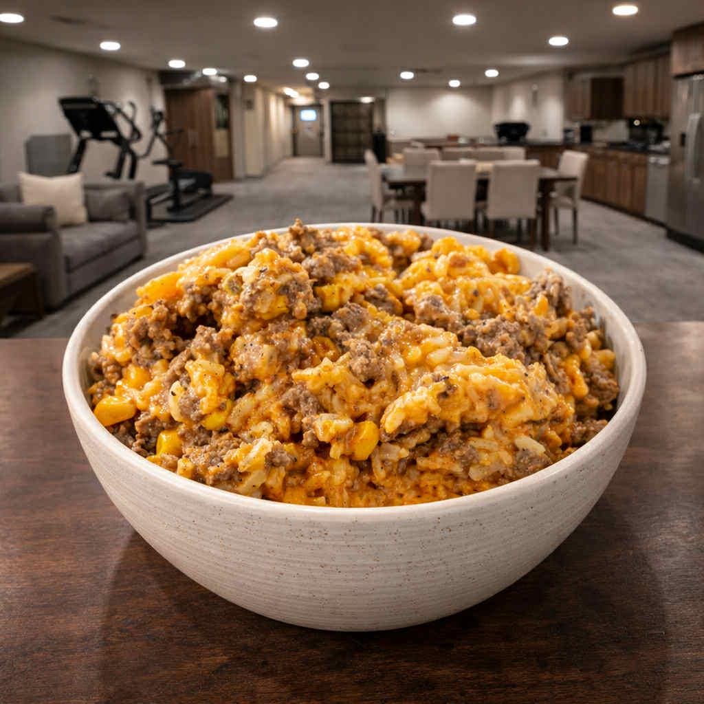 MAK D Productions Beef Cheesy Enchilada Rice Freeze Dried Meal Camping Hunting Preppers Backpacking Hiking Kayaking Fishing Easy Bag Food