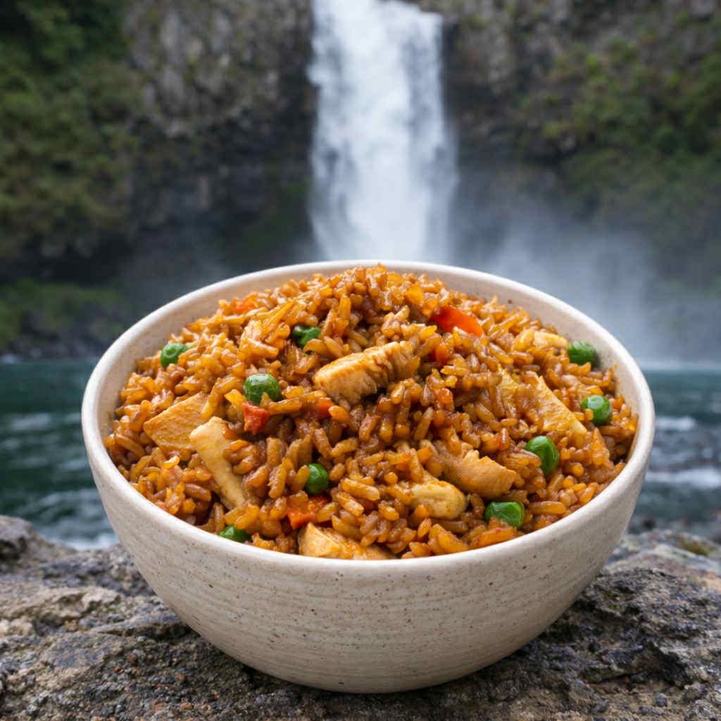 MAK D Productions Chicken Fried Rice Freeze Dried Meal Camping Hunting Preppers Backpacking Hiking Kayaking Fishing Easy Bag Food