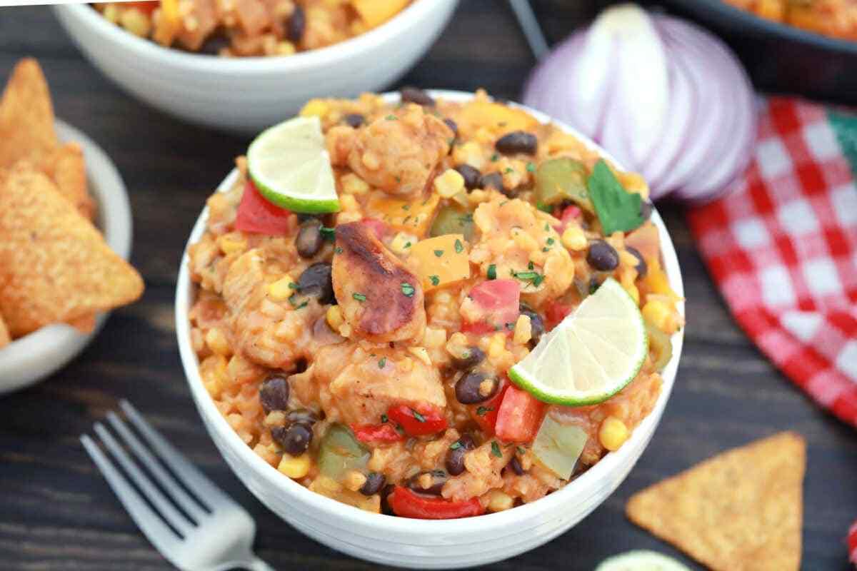 MAK D Productions Chicken & Mexican - Rice Black Beans, Corn, Peppers and Rice Freeze Dried Meal Camping Hunting Preppers Backpacking Hiking