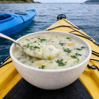 MAK D Productions Meatless Creamy Potato Soup Freeze Dried Meal Camping Hunting Preppers Backpacking Hiking Kayaking Fishing Bag Food