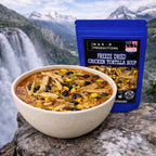MAK D Productions Chicken Tortellini Soup Freeze Dried Meal Camping Hunting Preppers Backpacking Hiking Kayaking Fishing Bag Food