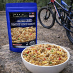 MAK D Productions Sausage Farmhouse Hashbrowns w/ Peppers & Onions Freeze Dried Meal Camping Hunting Preppers Backpacking Hiking Breakfast
