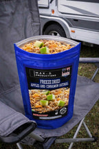 MAK D Productions Apples & Cinnamon Oatmeal Freeze Dried Meal Camping Hunting Preppers Kayaking Backpacking Hiking Breakfast Easy Bag Food